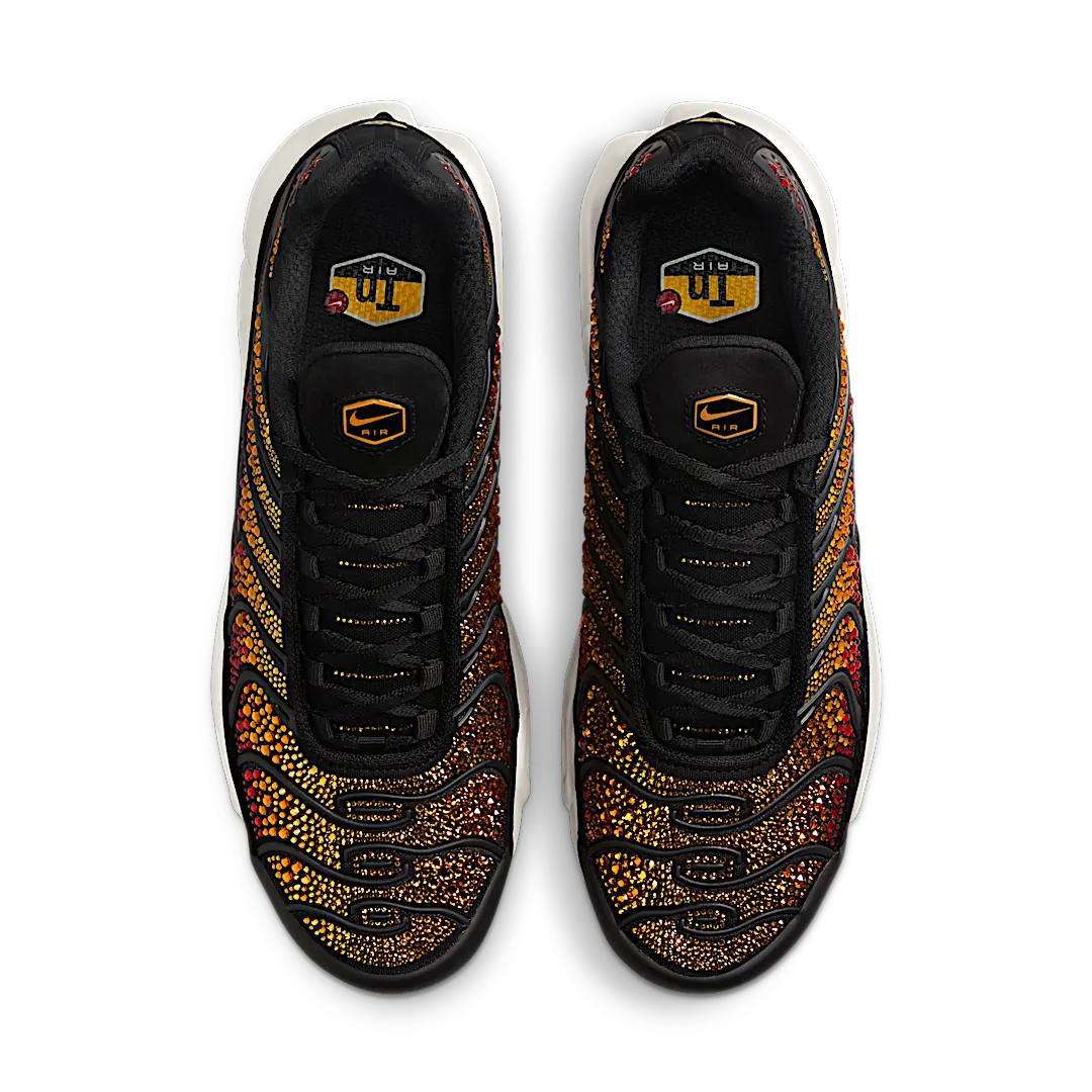 Nike Air Max Plus Swarovski Sunset, Black/Fire Red/Pimento/Bright Ceramic/Saturn Gold (FZ9042-001)