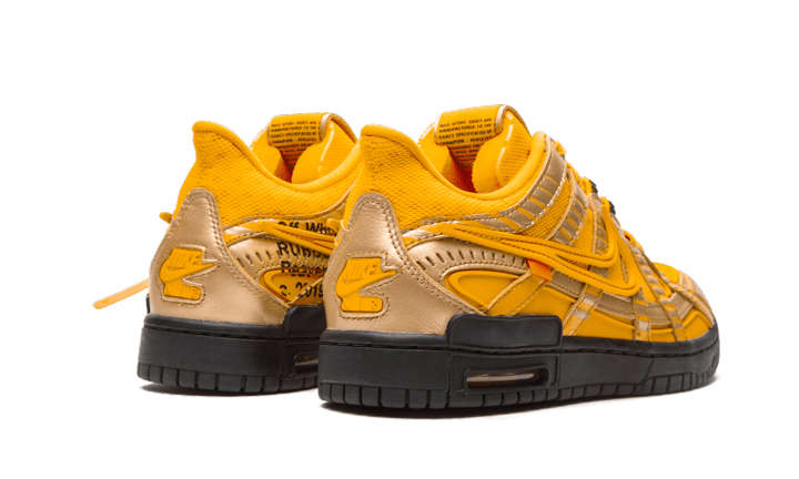 Nike Air Rubber Dunk Off-White University Gold, University Gold/University Gold-Black (CU6015-700)