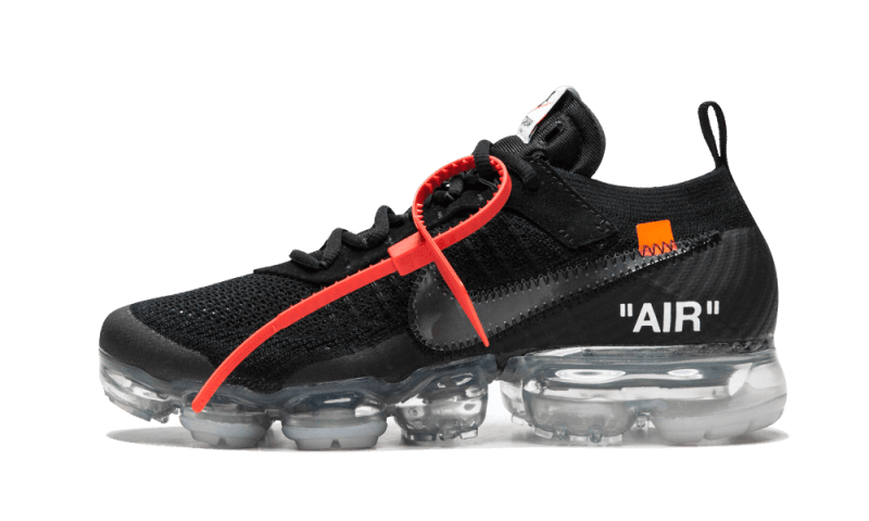 Nike Air VaporMax Off-White Black (2018), Black/Total Crimson-Clear (AA3831-002)