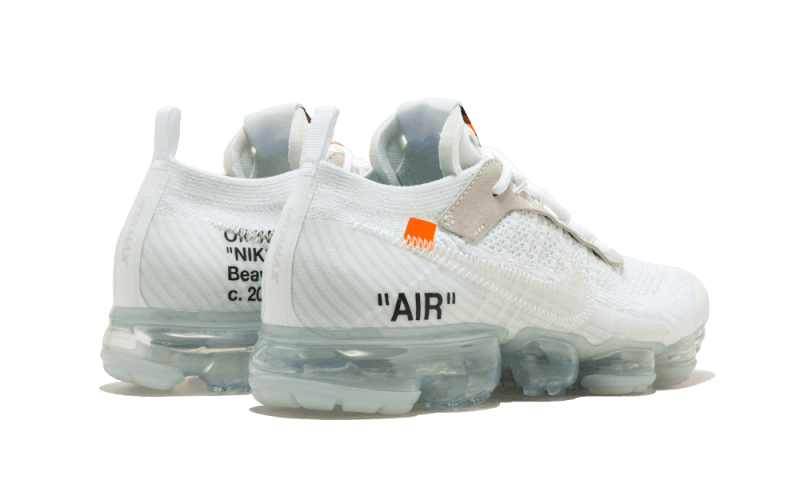 Nike Air VaporMax Off-White (2018), White/Total Orange-Black (AA3831-100)