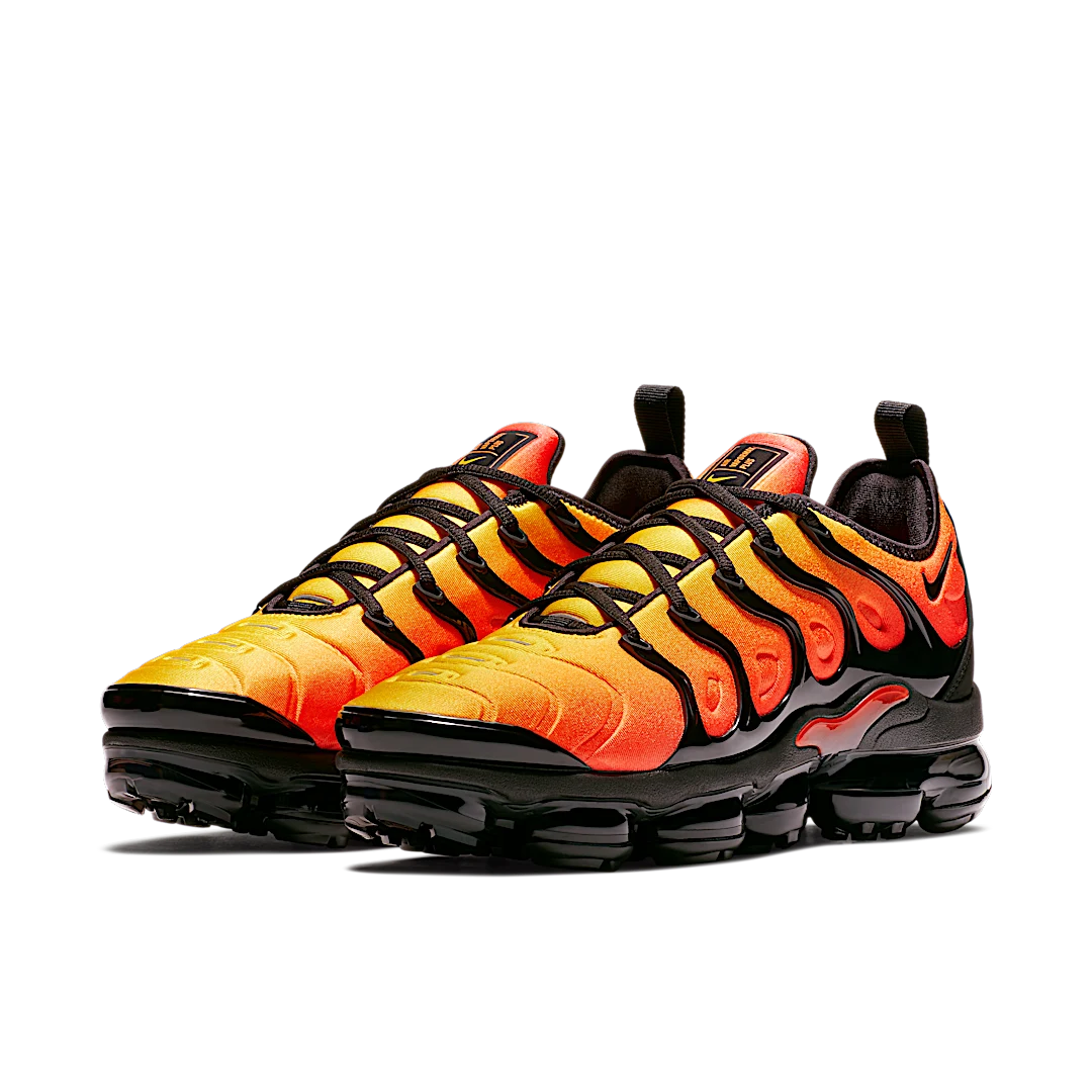 Nike Air VaporMax Plus Black Orange Crimson, Black/Black-Total Orange-Total Crimson (924453-006)