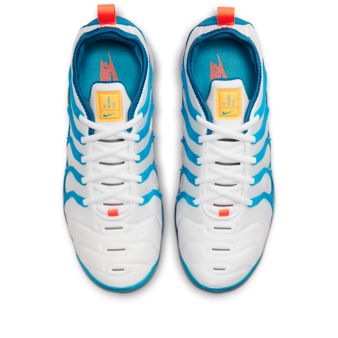 Nike Air VaporMax Plus White Citron Pulse Industrial Blue