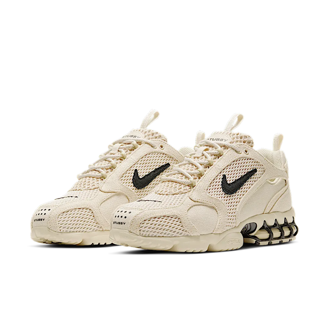 Nike Air Zoom Spiridon Cage 2 Stussy Fossil, Fossil/Black-Fossil (CQ5486-200)