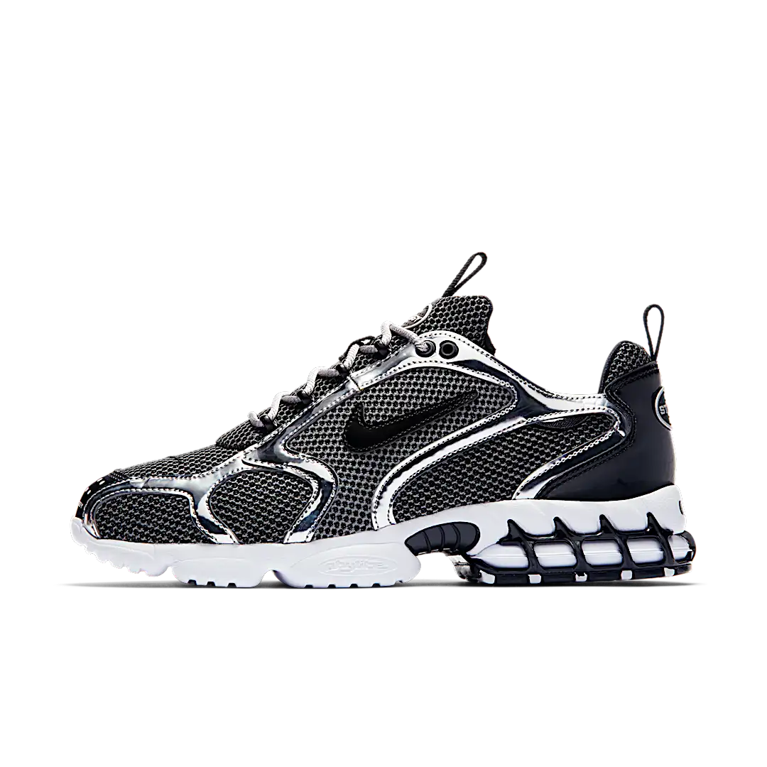 Nike Air Zoom Spiridon Cage 2 Stussy Pure Platinum, Pure Platinum/Black-White (CU1854-001)