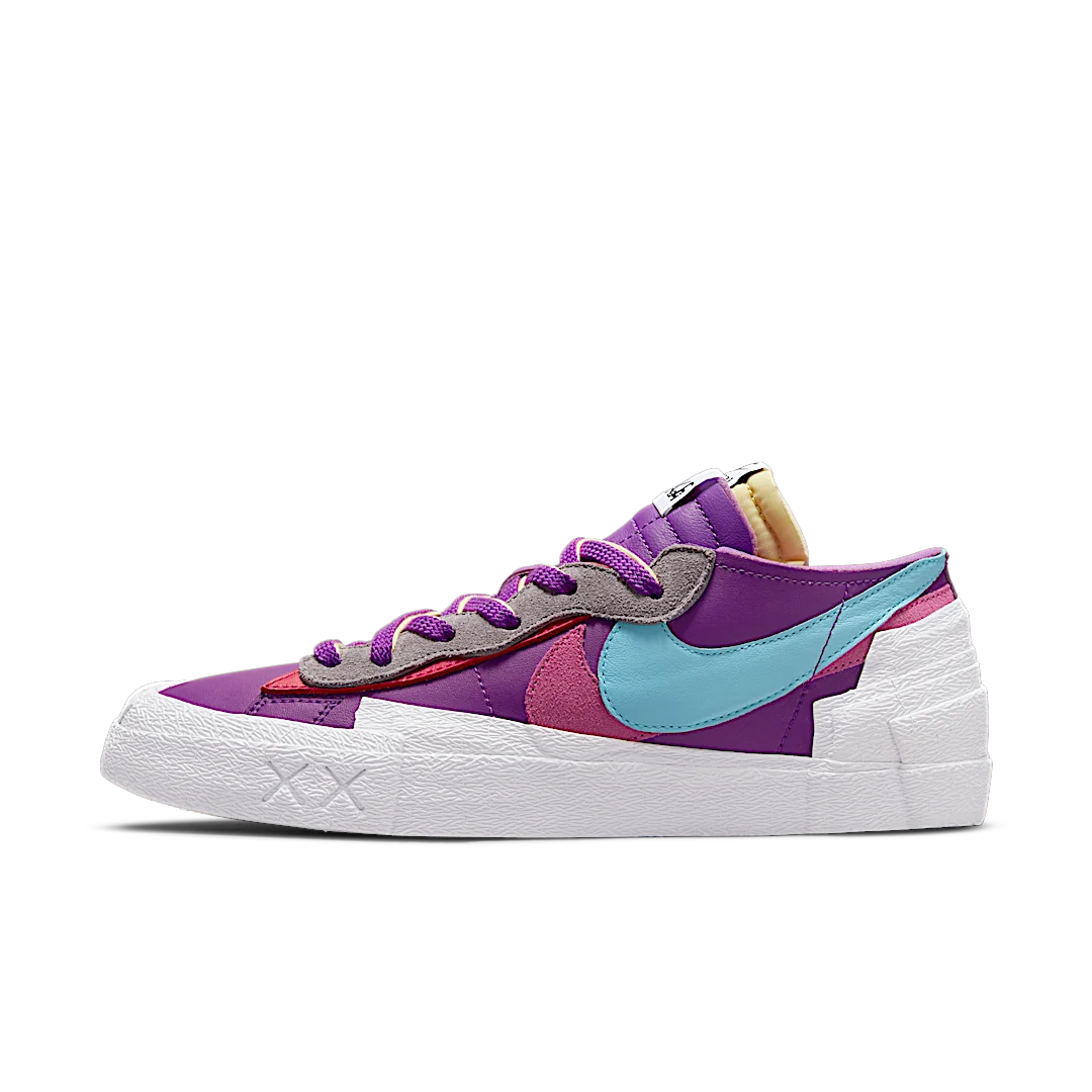 Nike Blazer Low sacai KAWS Purple Dusk, Purple Dusk/Aqua/Pink/White (DM7901-500)