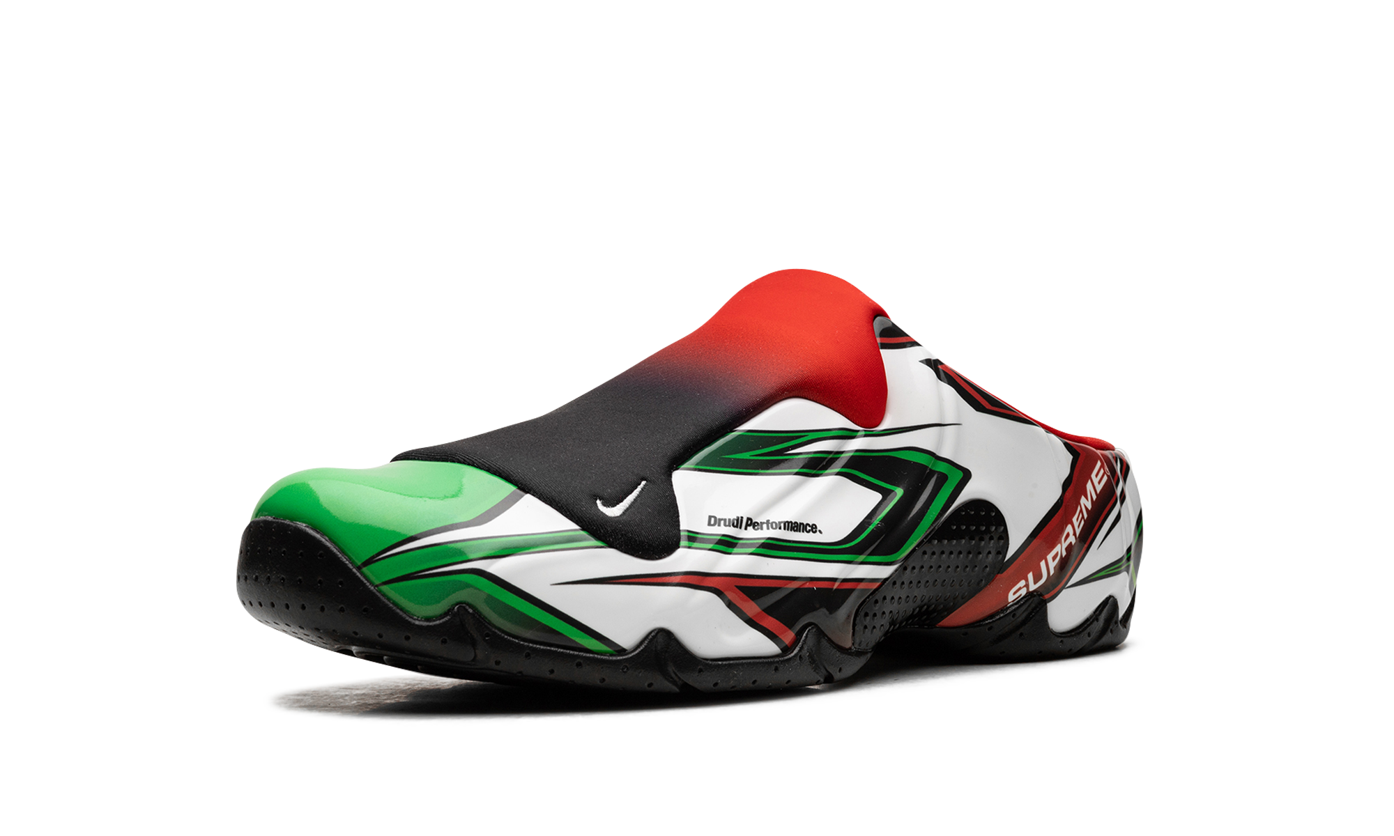 Nike Clogposite Supreme White Gym Red Green