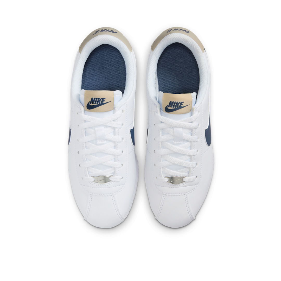 Nike Cortez White Khaki Thunder Blue, White/Desert Khaki/Thunder Blue (DM0950-114)