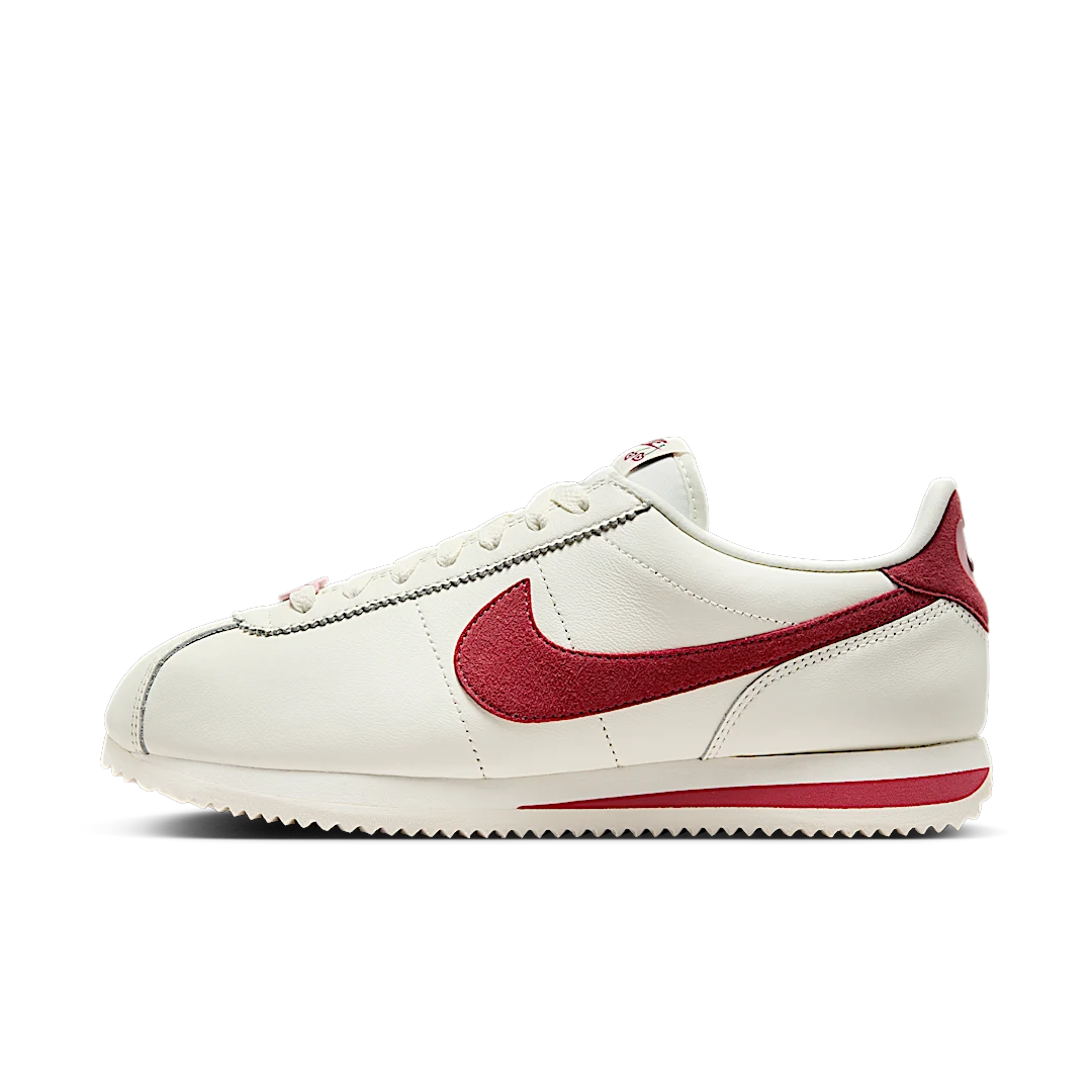 Nike Cortez SE Valentine's Day (2024), Sail/Adobe/Medium Soft Pink/Team Red (FZ5167-133)