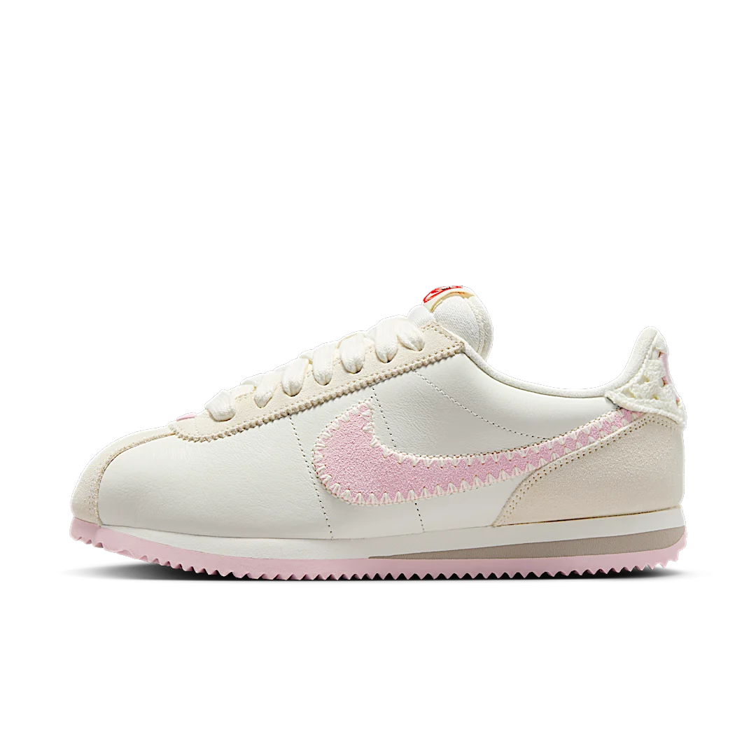 Nike Cortez Valentine's Day (2025), Sail/Pink Foam/Sail/College Grey (HV6012-161)