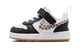 Nike Court Borough Low Black White Leopard Swoosh (TD)