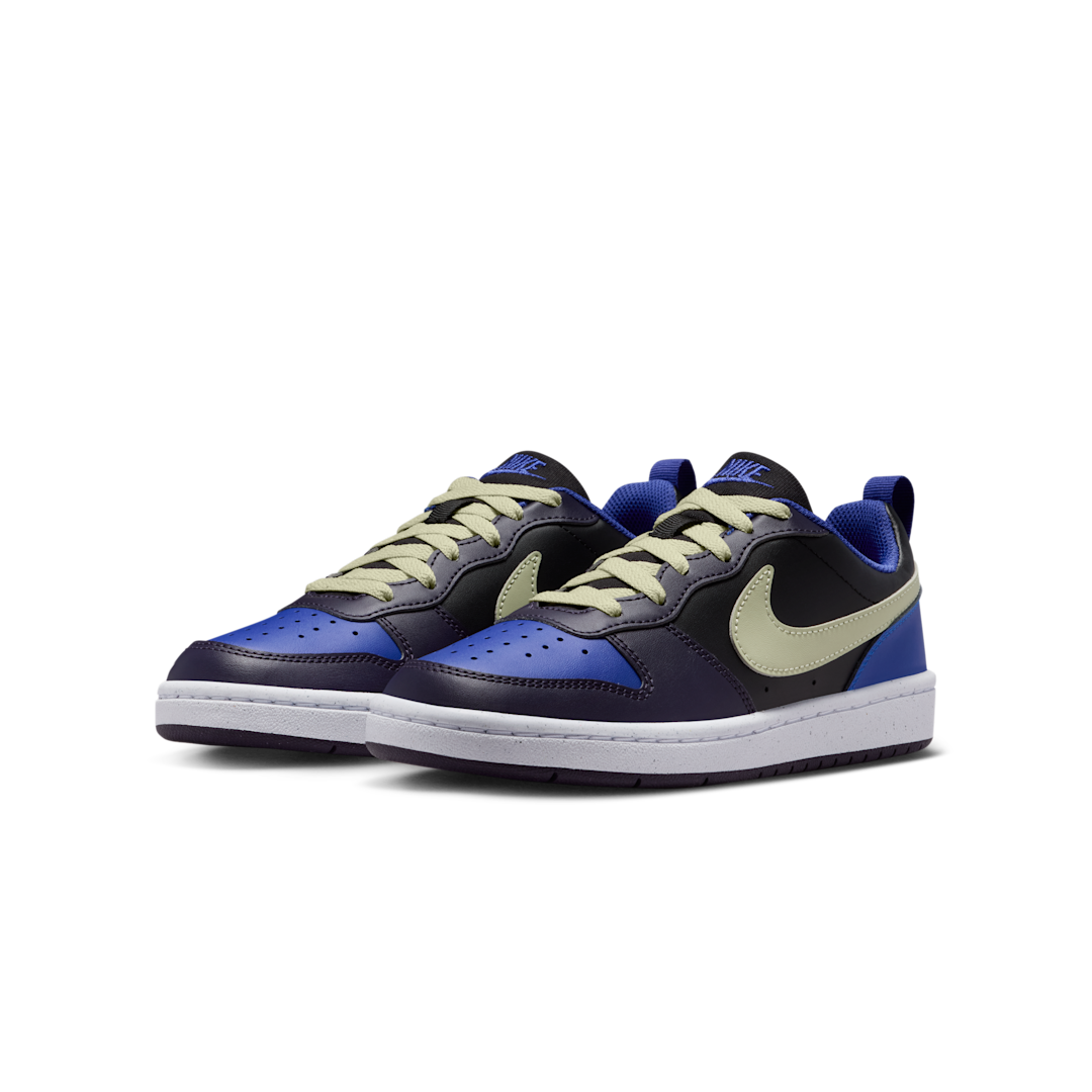 Nike Court Borough Low Recraft Black Cave Purple Olive Aura, Black/Cave Purple/Deep Night/Olive Aura (DV5456-011)