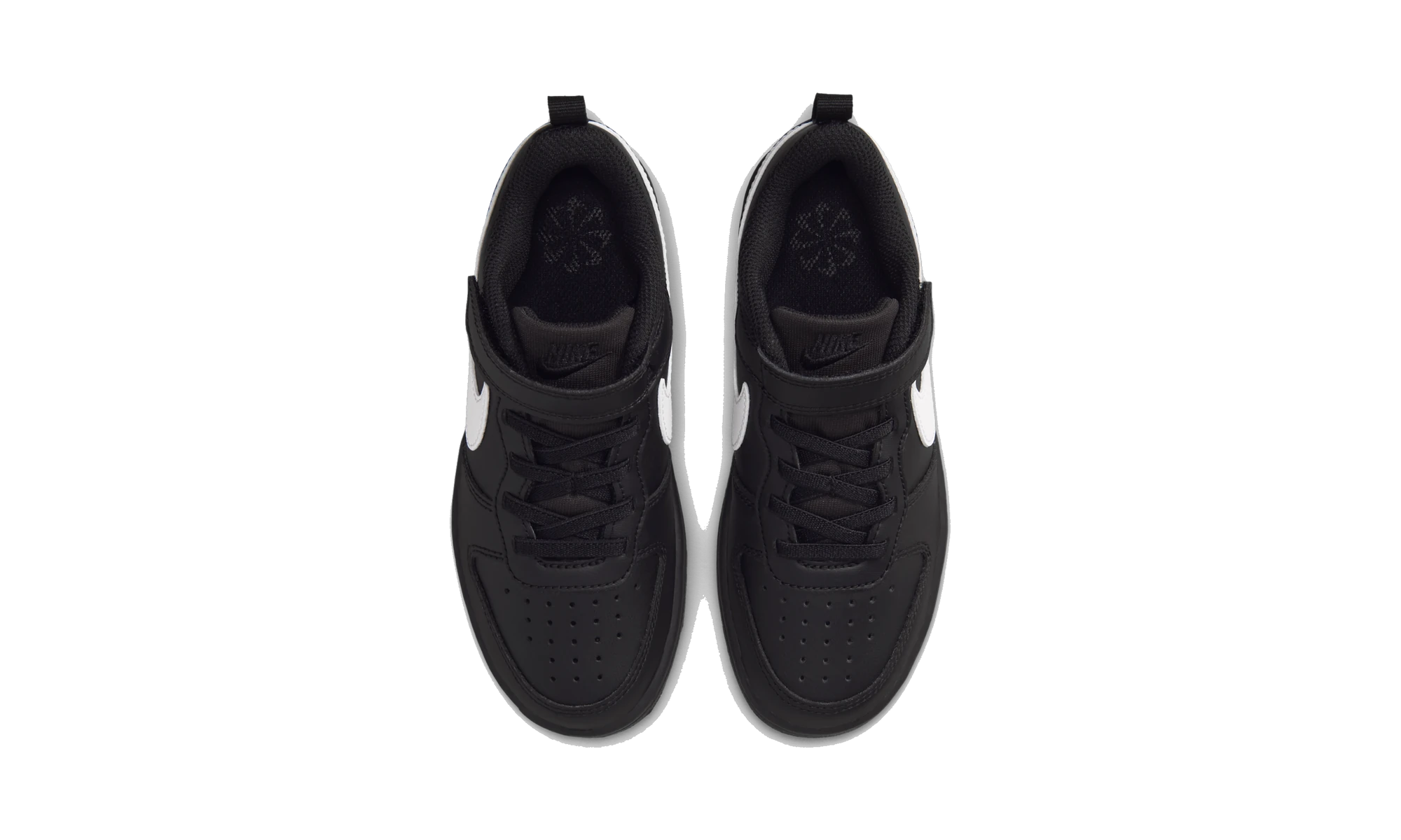 Nike Court Borough Low Recraft Black White Black (PS)
