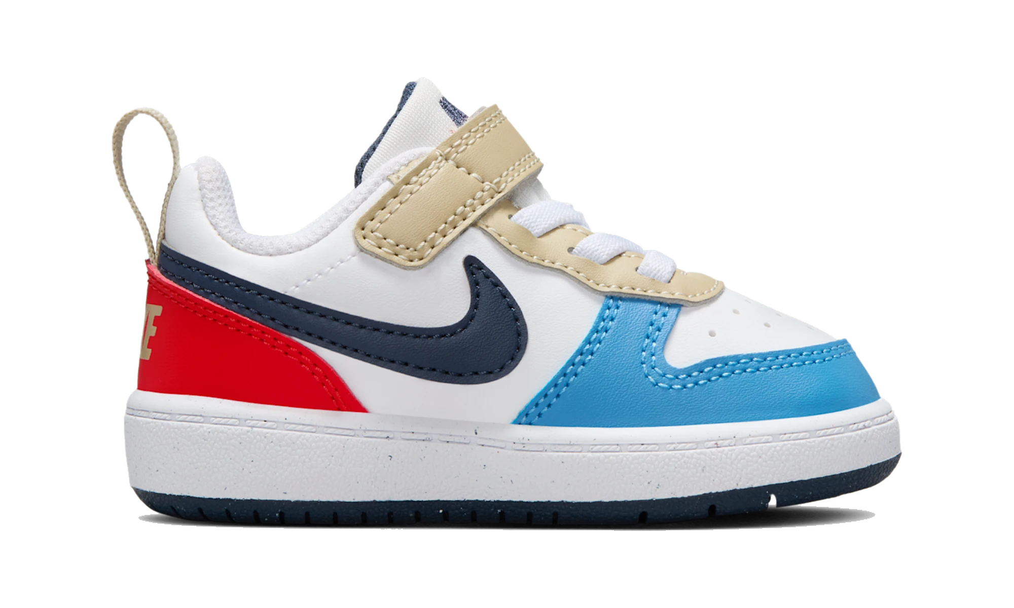 Nike Court Borough Low Recraft White Thunder Blue Light Crimson (TD)