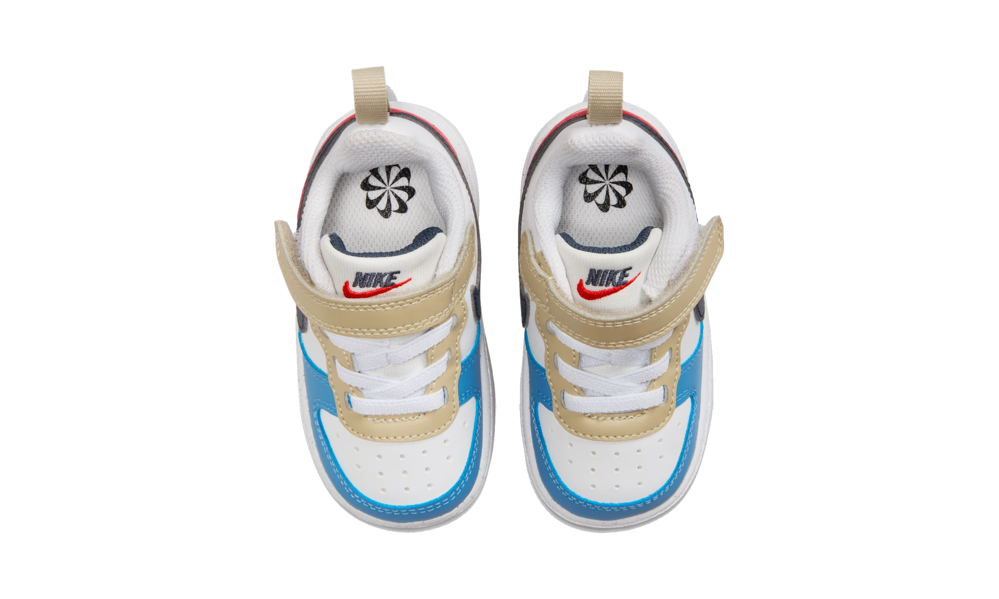Nike Court Borough Low Recraft White Thunder Blue Light Crimson (TD)
