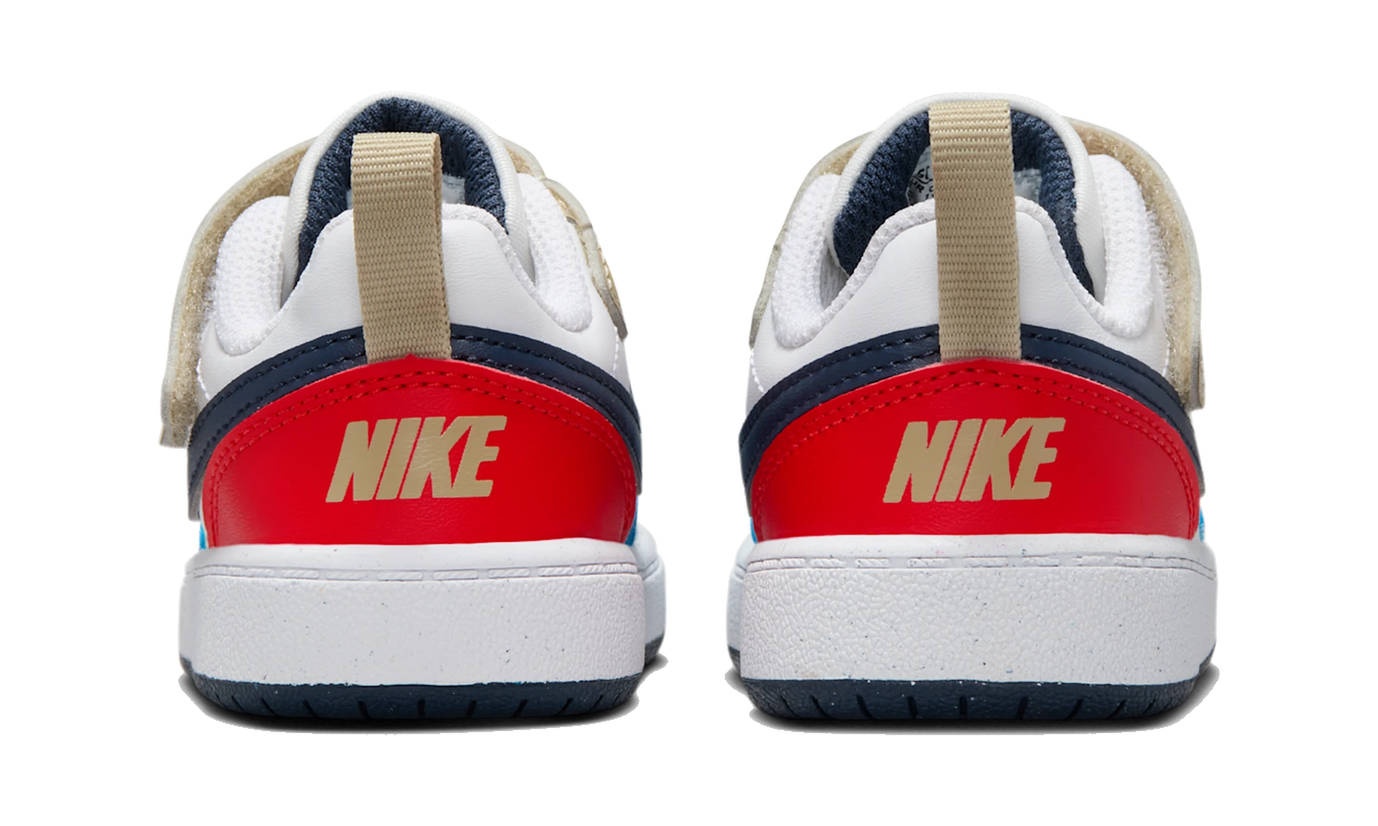 Nike Court Borough Low Recraft White Thunder Blue Light Crimson (TD)