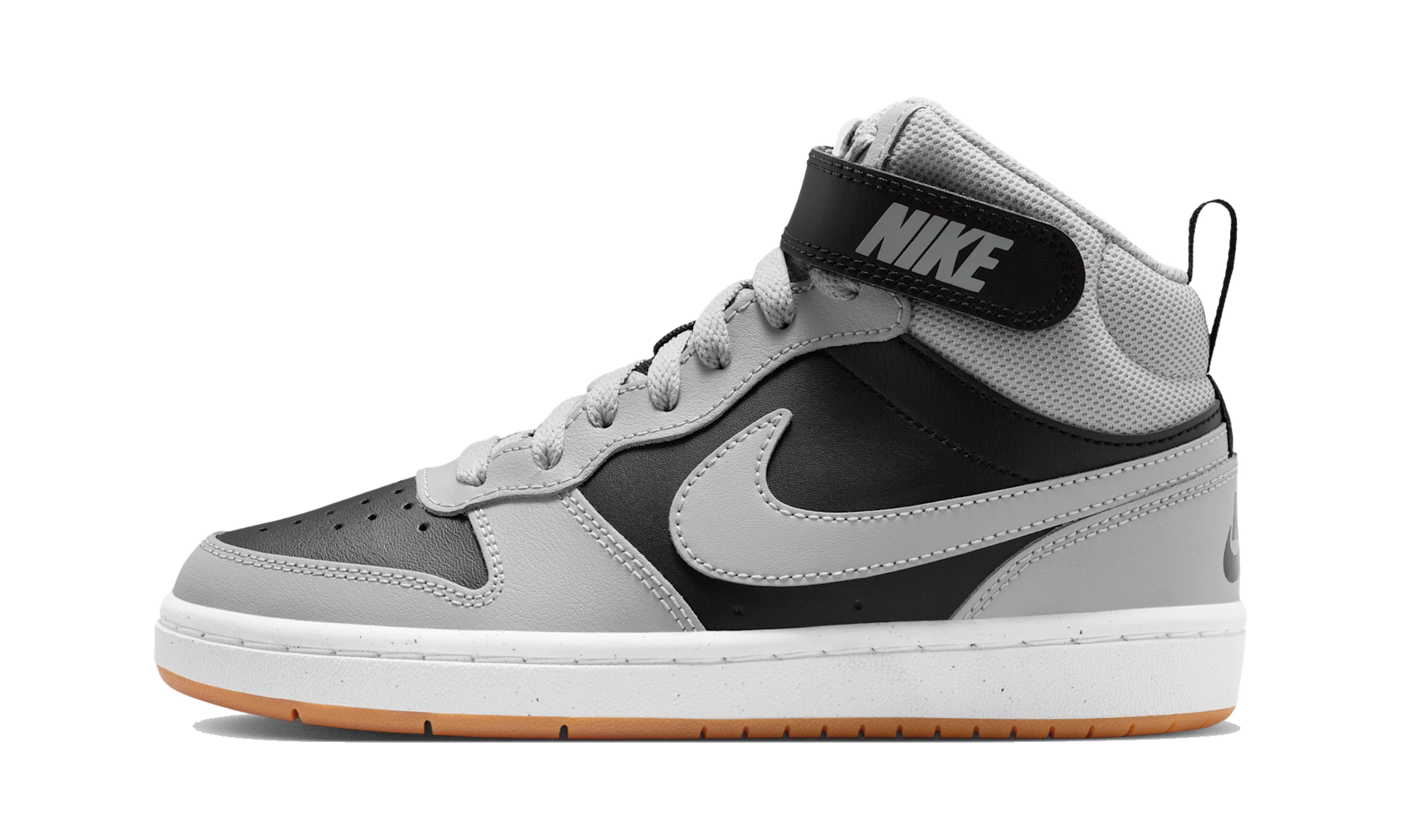 Nike Court Borough Mid 2 Black Light Smoke Grey Gum