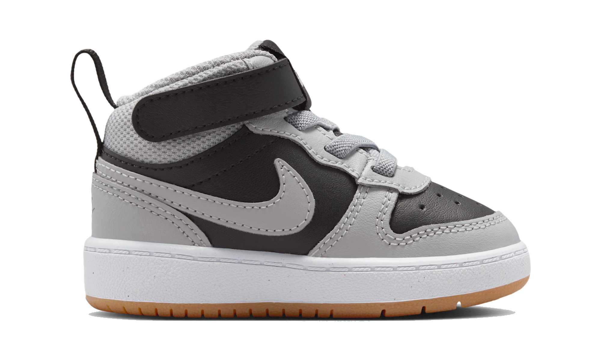 Nike Court Borough Mid 2 Black Light Smoke Grey Gum (TD)