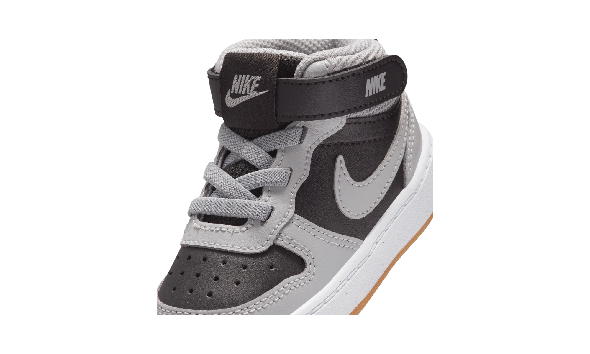 Nike Court Borough Mid 2 Black Light Smoke Grey Gum (TD)