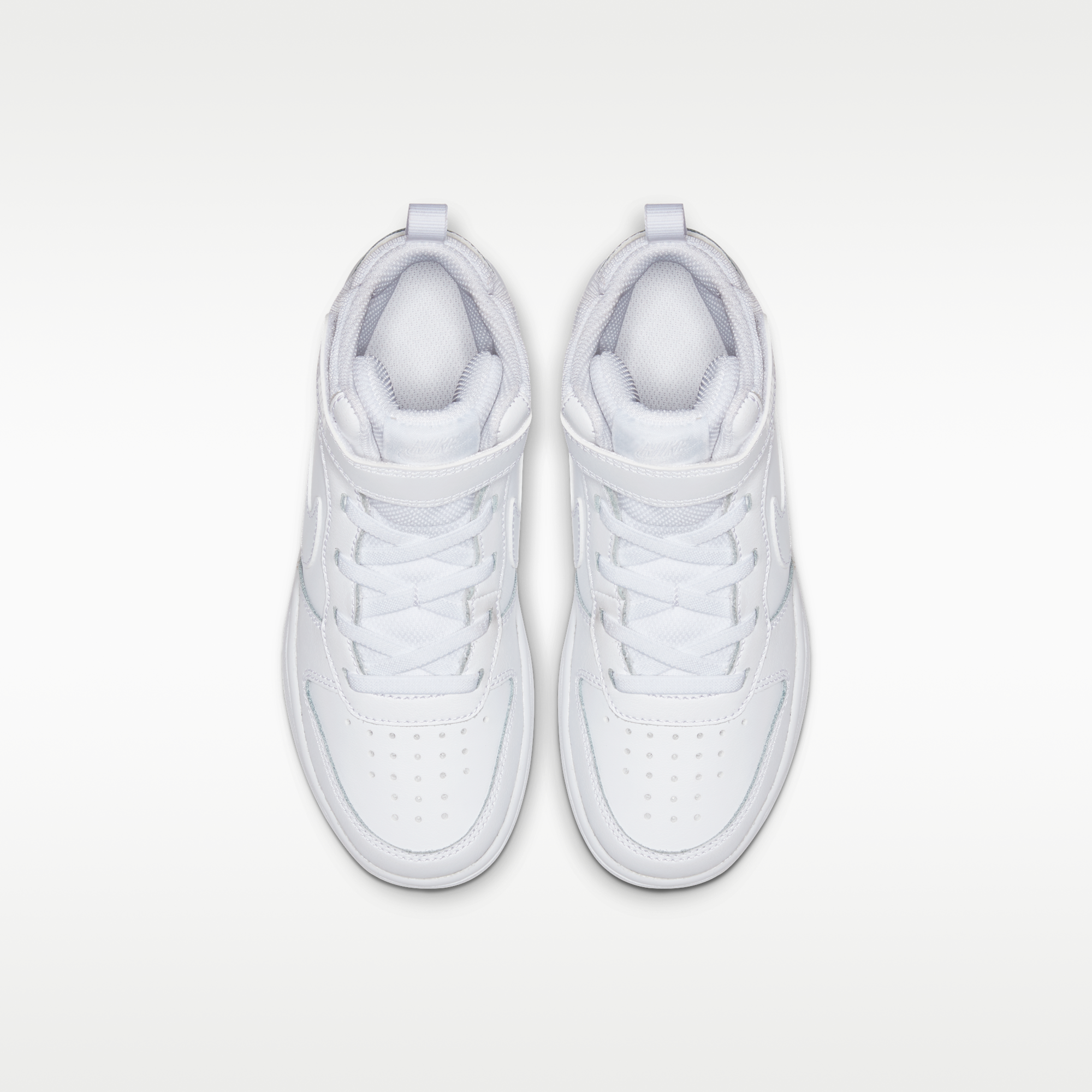Nike Court Borough Mid 2 Triple White (PS)