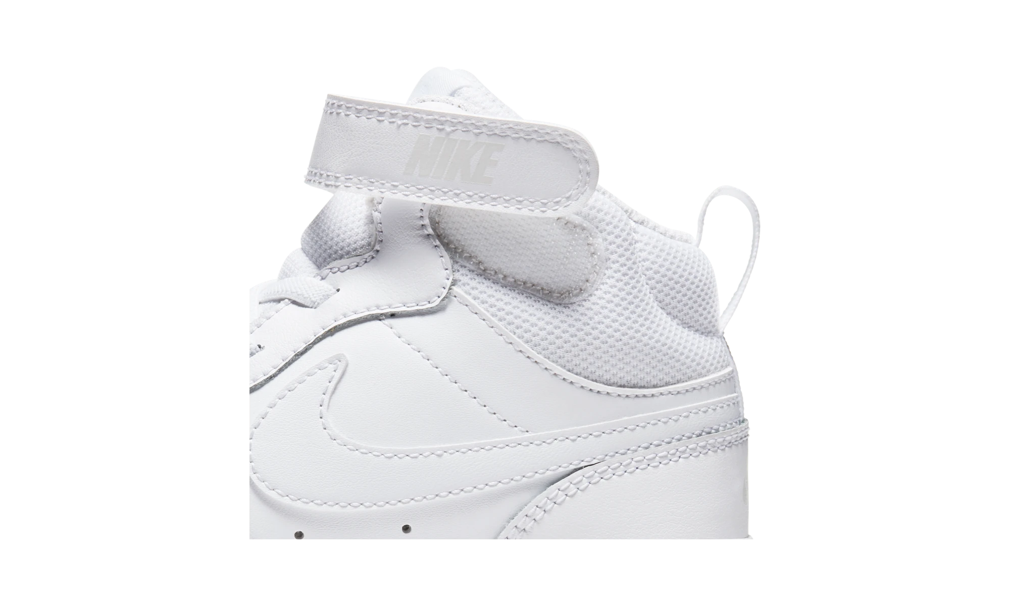 Nike Court Borough Mid 2 Triple White (PS)