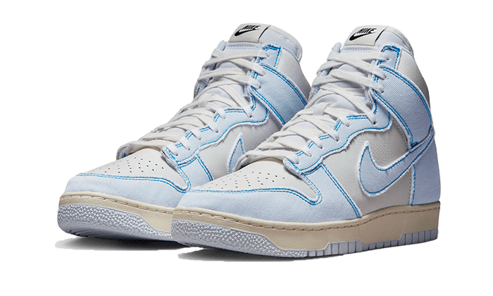 Nike Dunk High 1985 Blue Denim, Light Blue/White/Blue (DQ8799-101)