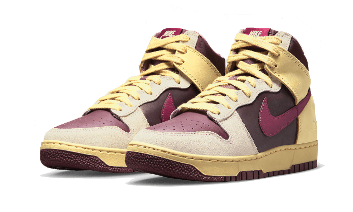 Nike Dunk High 1985 Valentine's Day (2023), Alabaster/Rosewood/Earth/Night Maroon (FD0794-700)