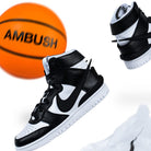 Nike Dunk High AMBUSH Black White, Black/Spruce Aura-White (CU7544-001)