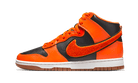 Nike Dunk High Retro Chenille Swoosh Safety Orange, Black/University Gold/Summit White/Safty Orange (DR8805-002)