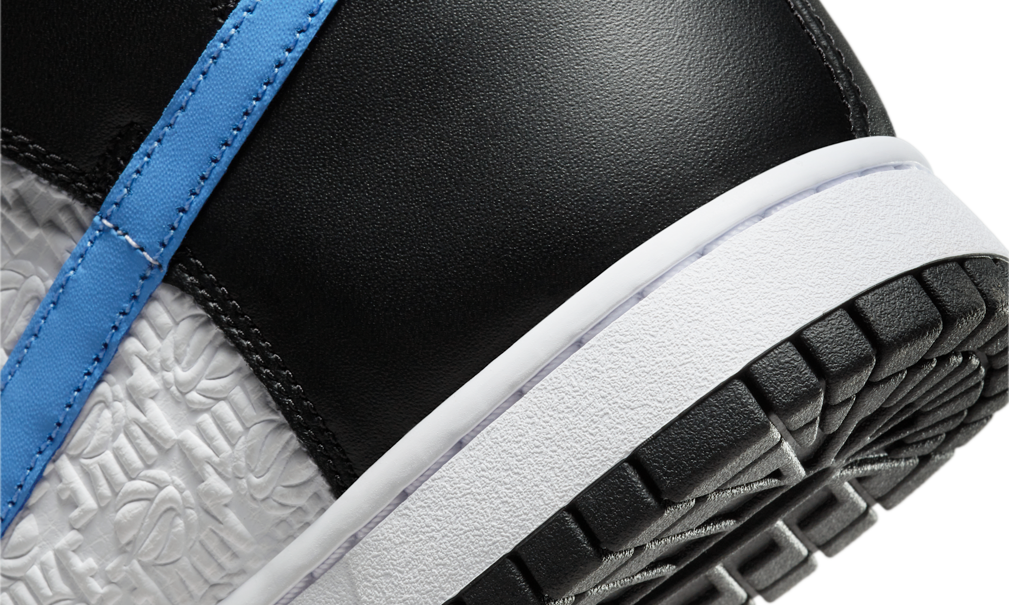 Nike Dunk High Retro FLC Black University Blue White