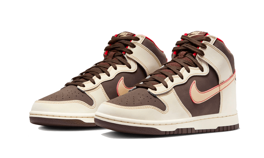 Nike Dunk High SE Baroque Brown, Baroque Brown/Sesame/Coconut Milk/Mystic Red (FB8892-200)