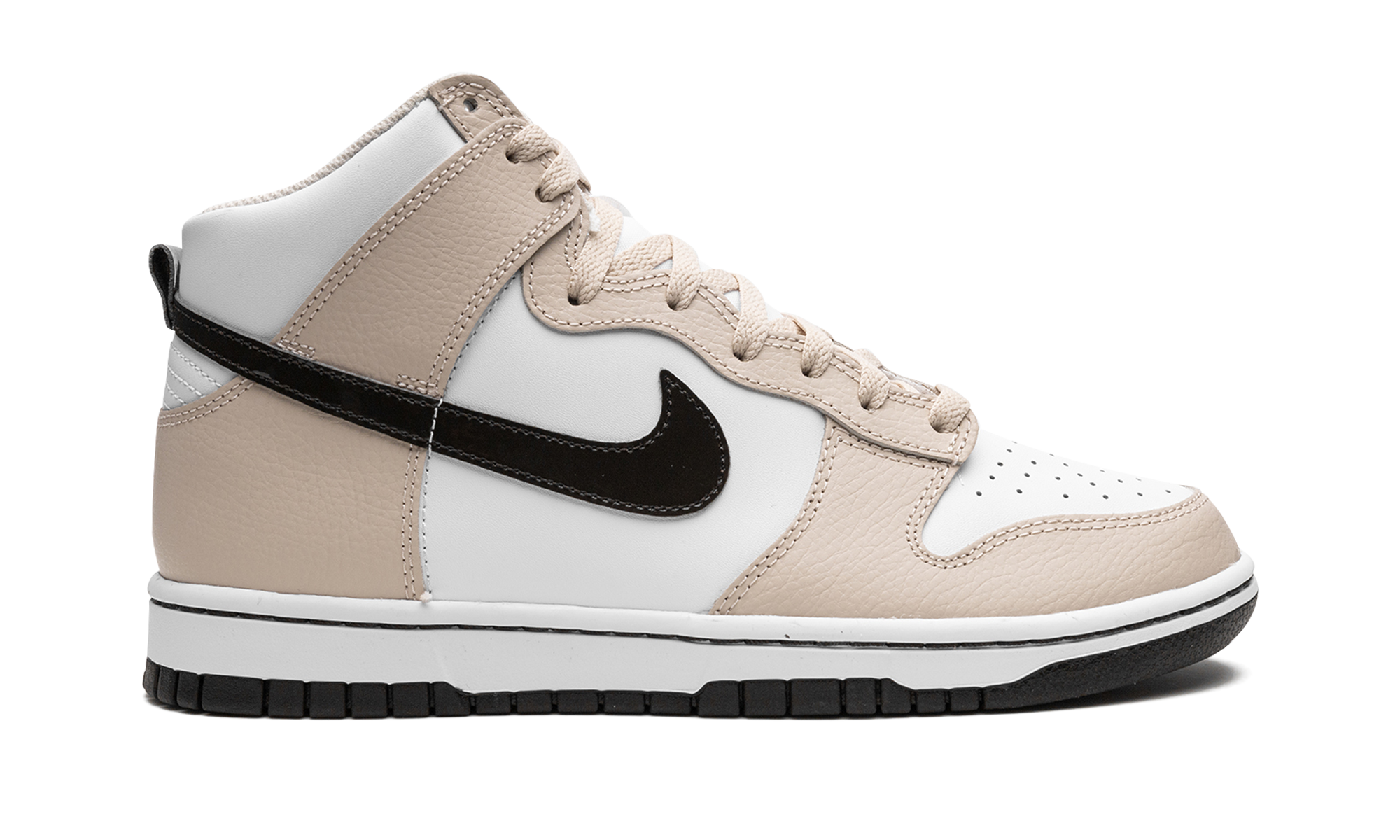 Nike Dunk High White Sanddrift Brown