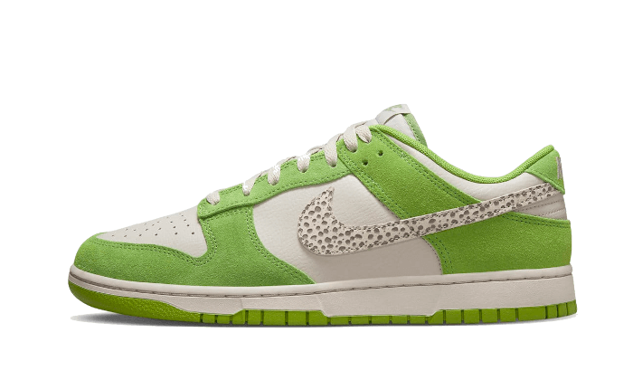 Nike Dunk Low AS Safari Swoosh Chlorophyll, Chlorophyll/Light Iron Ore-Cave Stone (DR0156-300)