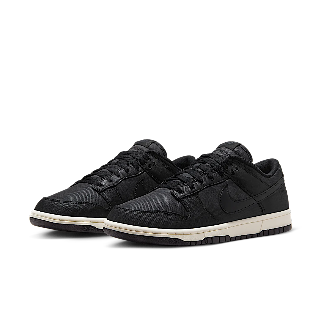 Nike Dunk Low Black Canvas, Black/Sail/Black (DV7211-001)