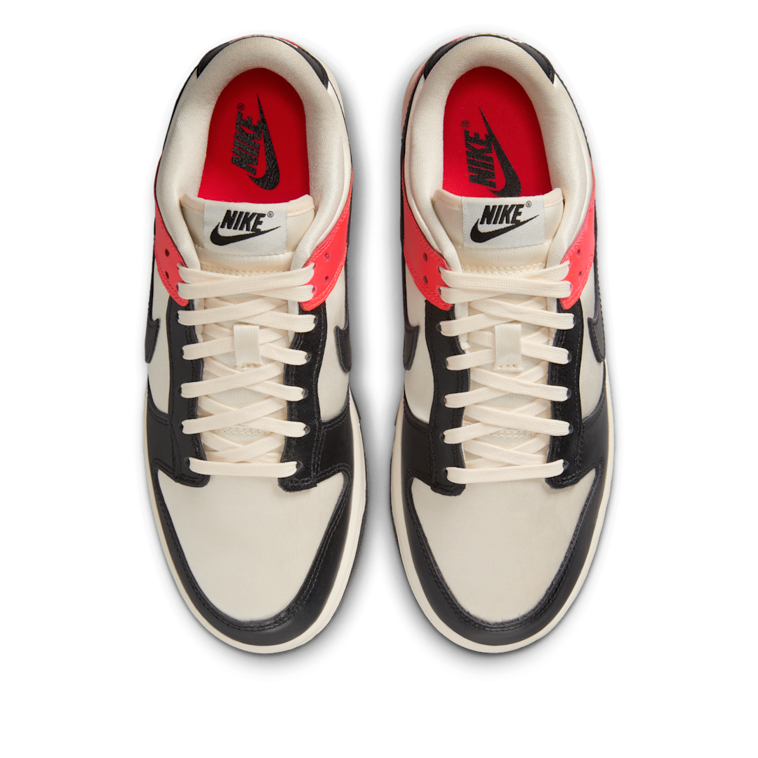 Nike Dunk Low Black Toe Bright Crimson