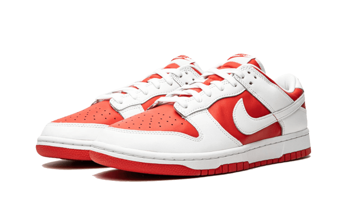 Nike Dunk Low Championship Red, University Red/White-Total Orange (DD1391-600 / CW1590-600)