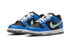 Nike Dunk Low Crater Blue Black, Black/Light Photo Blue/Active Pink/Mint Foam (DR0165-001)