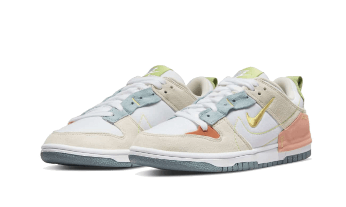 Nike Dunk Low Disrupt 2 Easter Pastel, White/Tan-Orange (DV3457-100)