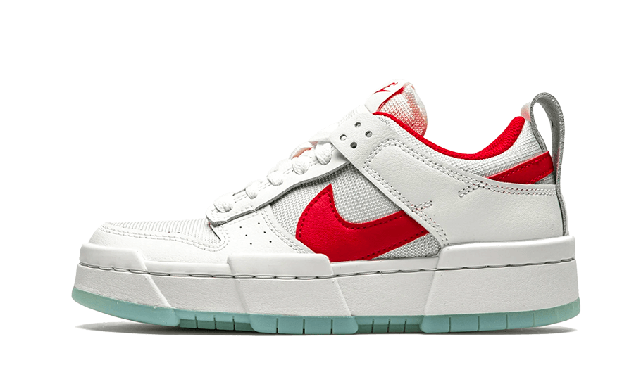 Nike Dunk Low Disrupt Gym Red, Summit White/Gym Red-Summit White (CK6654-101)