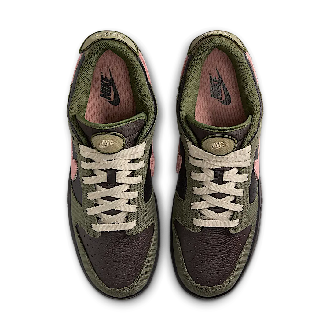 Nike Dunk Low Dunks Not Dead, Medium Olive/Black/Pink Foam (IB2256-300)