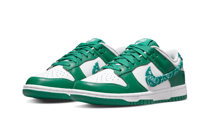 Nike Dunk Low Essential Paisley Pack Green, White/Malachite-White-Malachite (DH4401-102)