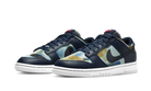 Nike Dunk Low Graffiti Navy, Obsidian/Obsidian-Summit White-Sport Grey-Red Orbit (DM0108-400)