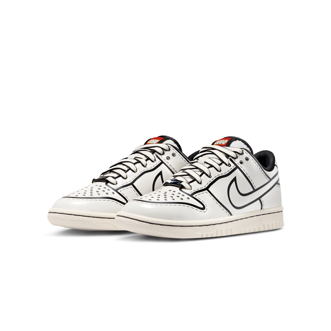 Nike Dunk Low LEGO Sail, Sail/Sail/Black/Rush Red (IF2117-100)