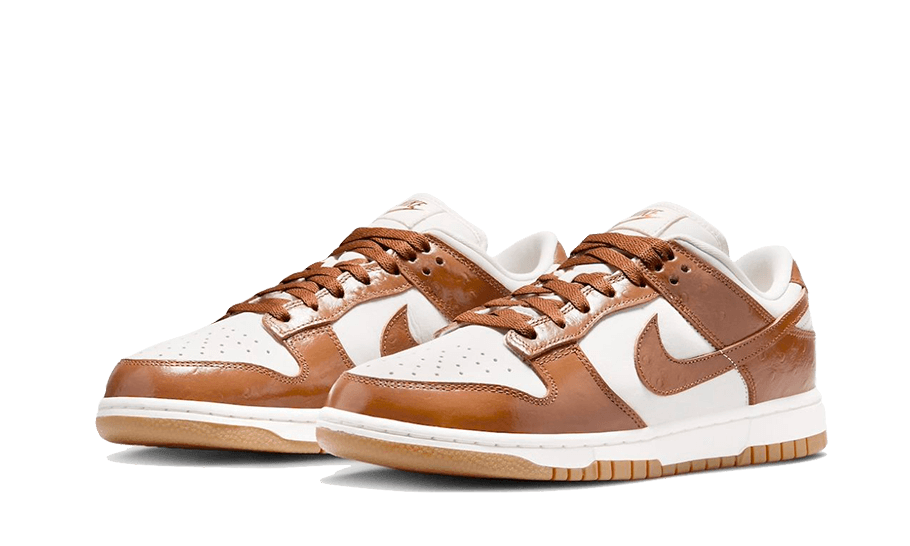 Nike Dunk Low LX Ale Brown Ostrich, Phantom/Ale Brown/Sail/Metallic Gold (FJ2260-001)