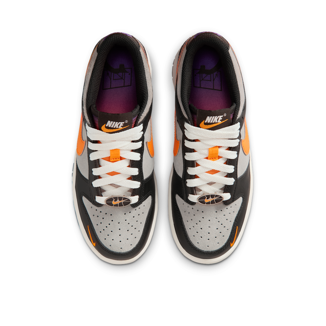 Nike Dunk Low Medium Grey Black Orange Peel