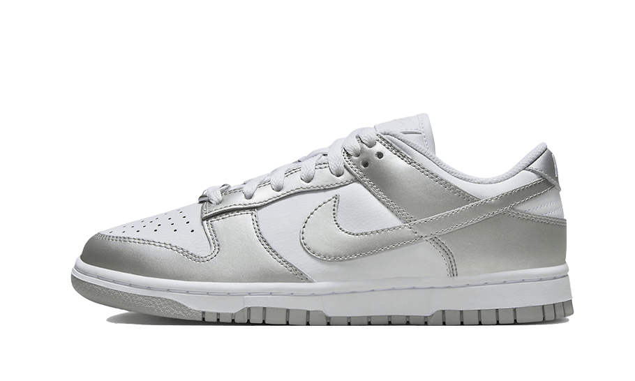 Nike Dunk Low Metallic Silver, White/Metallic Silver/Blue Joy (FV1311-100)