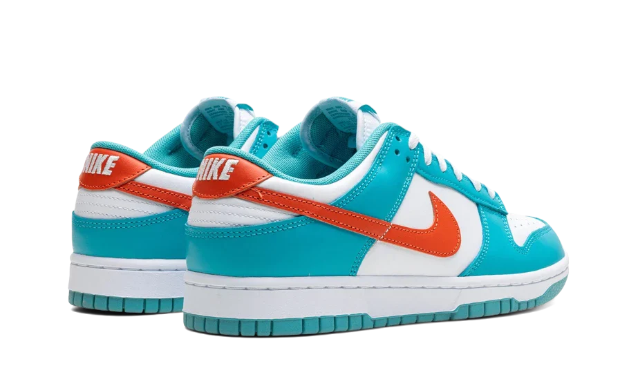 Nike Dunk Low Miami Dolphins, White/Cosmic Clay/Dusty Cactus (DV0833-102)