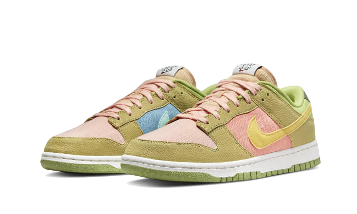 Nike Dunk Low Next Nature Sun Club Arctic Orange, Arctic Orange/Sanded Gold-Vivid Green (DM0583-800)