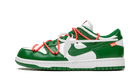 Nike Dunk Low Off-White Pine Green, White/Pine Green-Pine Green (CT0856-100)