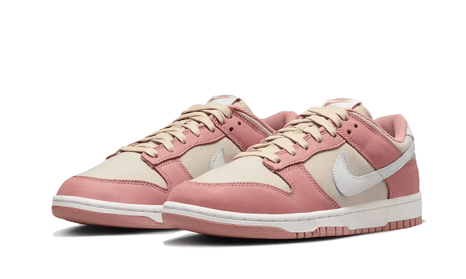 Nike Dunk Low PRM Red Stardust, Red Stardust/Summit White/Sanddrift (FB8895-601)