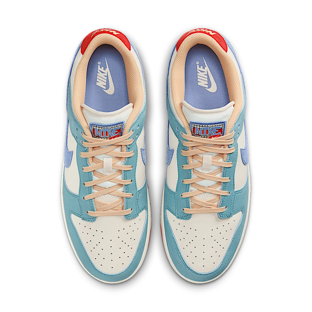 Nike Dunk Low Premium Denim Turquoise, Pale Ivory/Royal Pulse/Denim Turquoise (HJ9112-110)